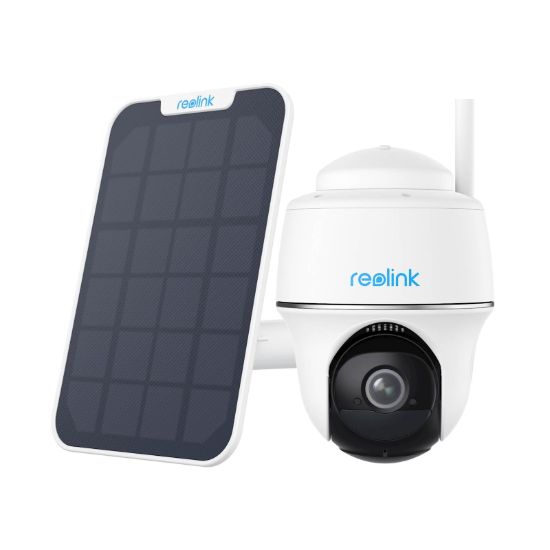 Slika REOLINK IP KAMERA ARGUS SERIJA B430 komplet, 5MP, Zunanja, Baterijska, Pan&Tilt, Barvni nočni vid,