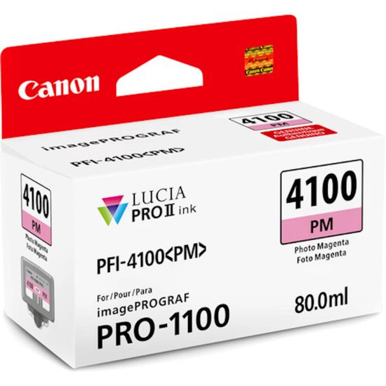 Slika ČRNILO CANON PFI-4100 PHOTO MAGENTA ZA IMAGEPROGRAF PRO-1100, 80 ml