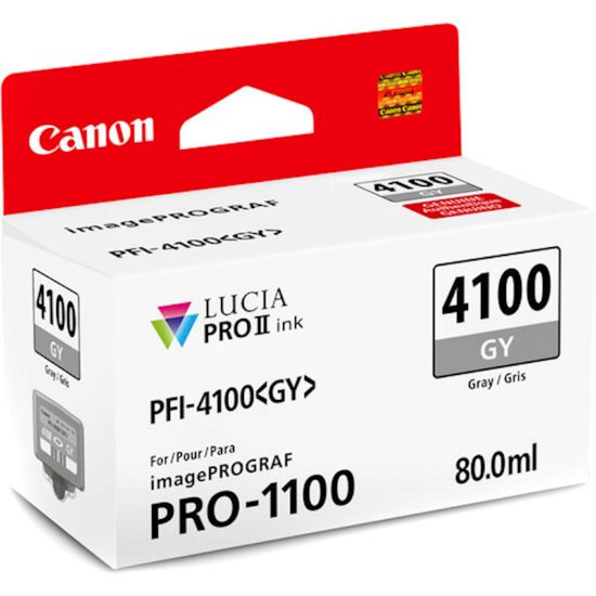 Slika ČRNILO CANON PFI-4100 GREY ZA IMAGEPROGRAF PRO-1100, 80 ml