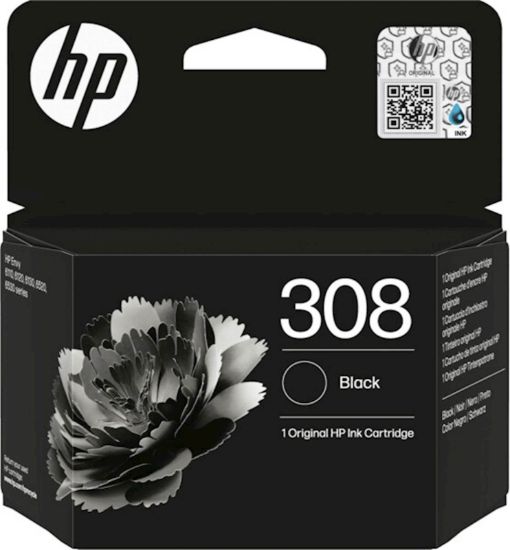 Slika ČRNILO HP ČRNO 308 ZA ENVY 6110e/6120e/6122e/6130e/6132e/6520e/6530e/6532e ZA 160 STRANI
