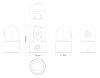 Slika Xiaomi Dvojna pametna kamera C500 EU 4MP, 220V, Notranja, Dvojna leča