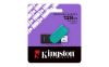 Slika USB disk Kingston 128GB DT Exodia S, 3.2 Gen1, črn/turkizen, z vrtljivim pokrovčkom