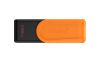 Slika USB disk Kingston 256GB DT Exodia S, 3.2 Gen1, črn/oranžen, z vrtljivim pokrovčkom