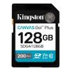 Slika SDXC KINGSTON 128GB Canvas GO Plus, 200MB/s,  C10, UHS-I, U3, V30