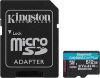 Slika SDXC KINGSTON micro 512GB Canvas GO Plus, 200/160MB/s, C10, UHS-I, U3, V30, A2, adapter