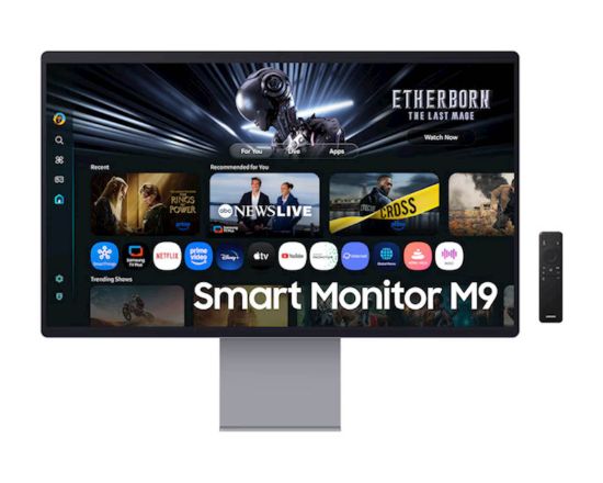 Slika Monitor Samsung 32 OLED M90SF Smart M9, 3840x2160, HDMI, DP, USB-C, Wi-Fi, BT, kamera