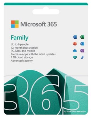 Slika FPP Microsoft 365 Family, letna naročnina, slovenski jezik